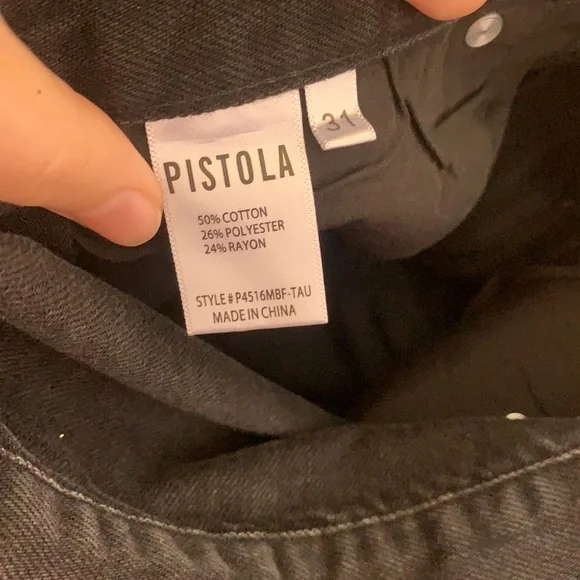 Pistola | Criss Cross Black Shorts Size 31 - Picture 10 of 10